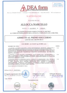 Attestato PRONTO SOCCORSO001